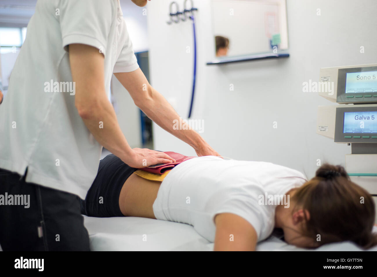 Physiotherapy Exercises Healthy Care Active Body Training 9 Stock Photo Alamy