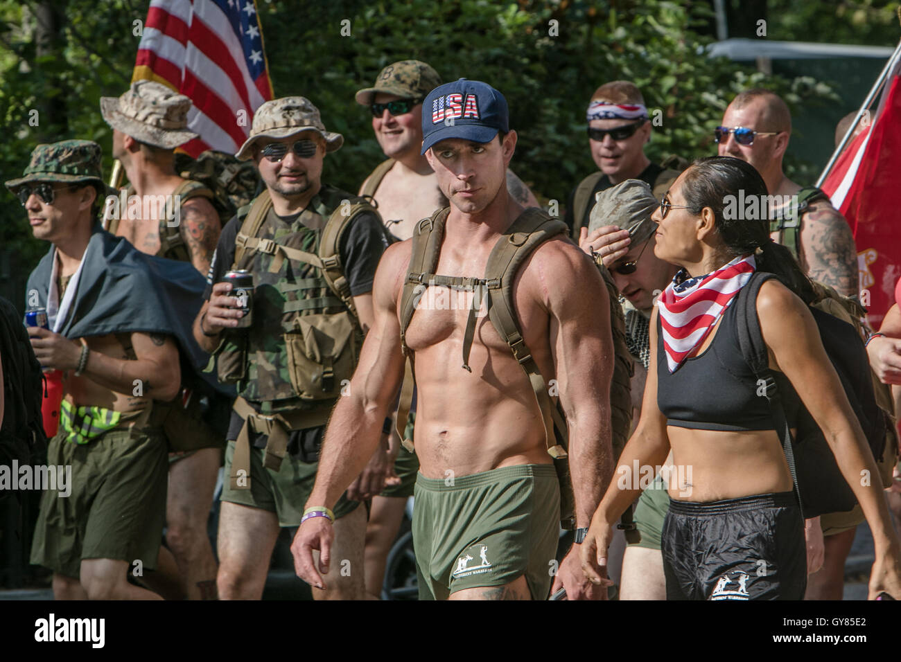 New York, 17th Sept, 2016. The start of the Silkies Hike. The event