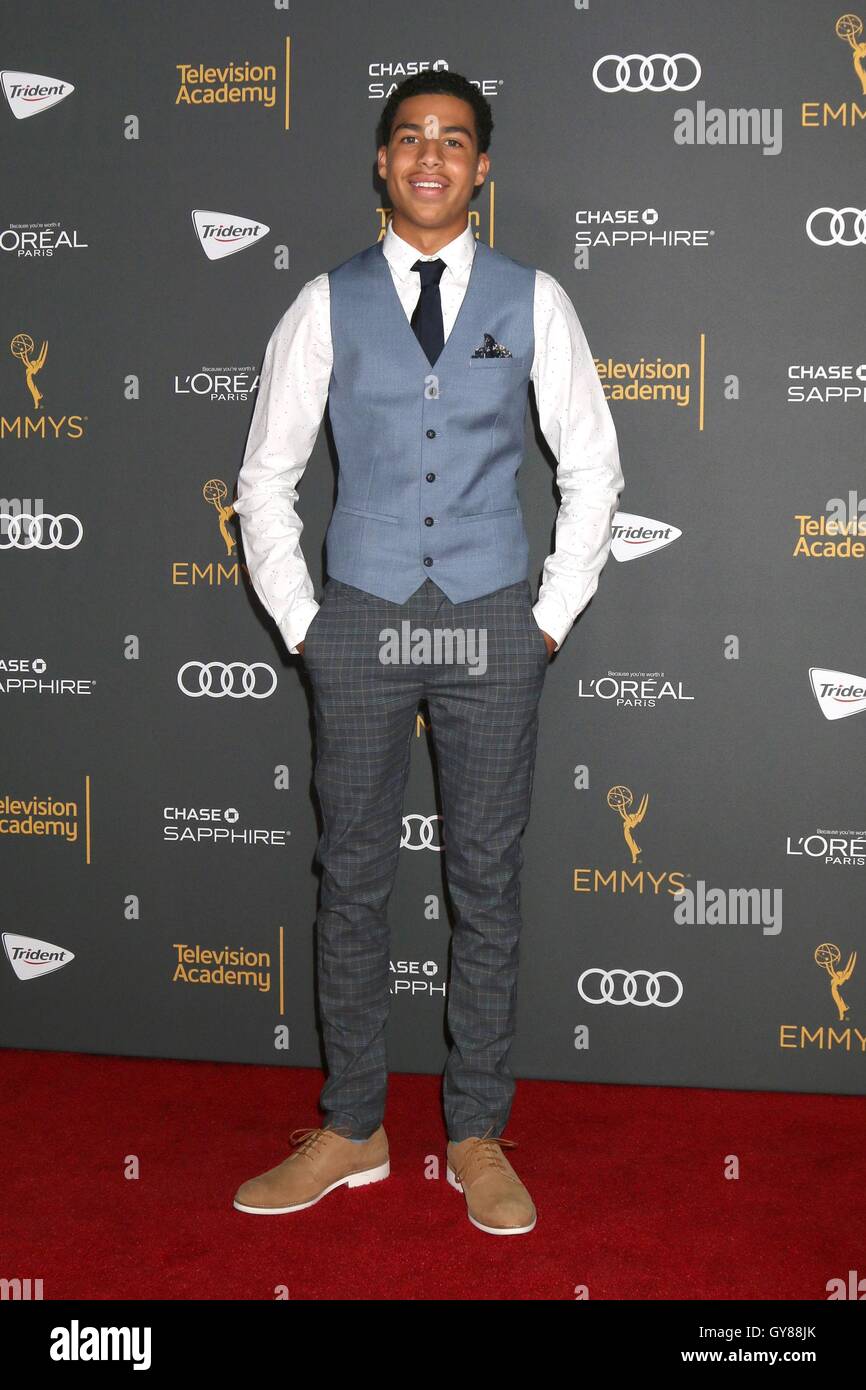 Los Angeles, CA, USA. 16th Sep, 2016.Marcus Scribner at the TV Academy Performer Nominee Reception at the Pacific Design Center on September 16, 2016 in West Hollywood, CA at arrivals for Television Academy Reception Honoring 68th Emmy Award Performer Nominees, Spectra by Wolfgang Puck at the Pacific Design Center, Los Angeles, CA September 16, 2016. Credit:  Priscilla Grant/Everett Collection/Alamy Live News Stock Photo