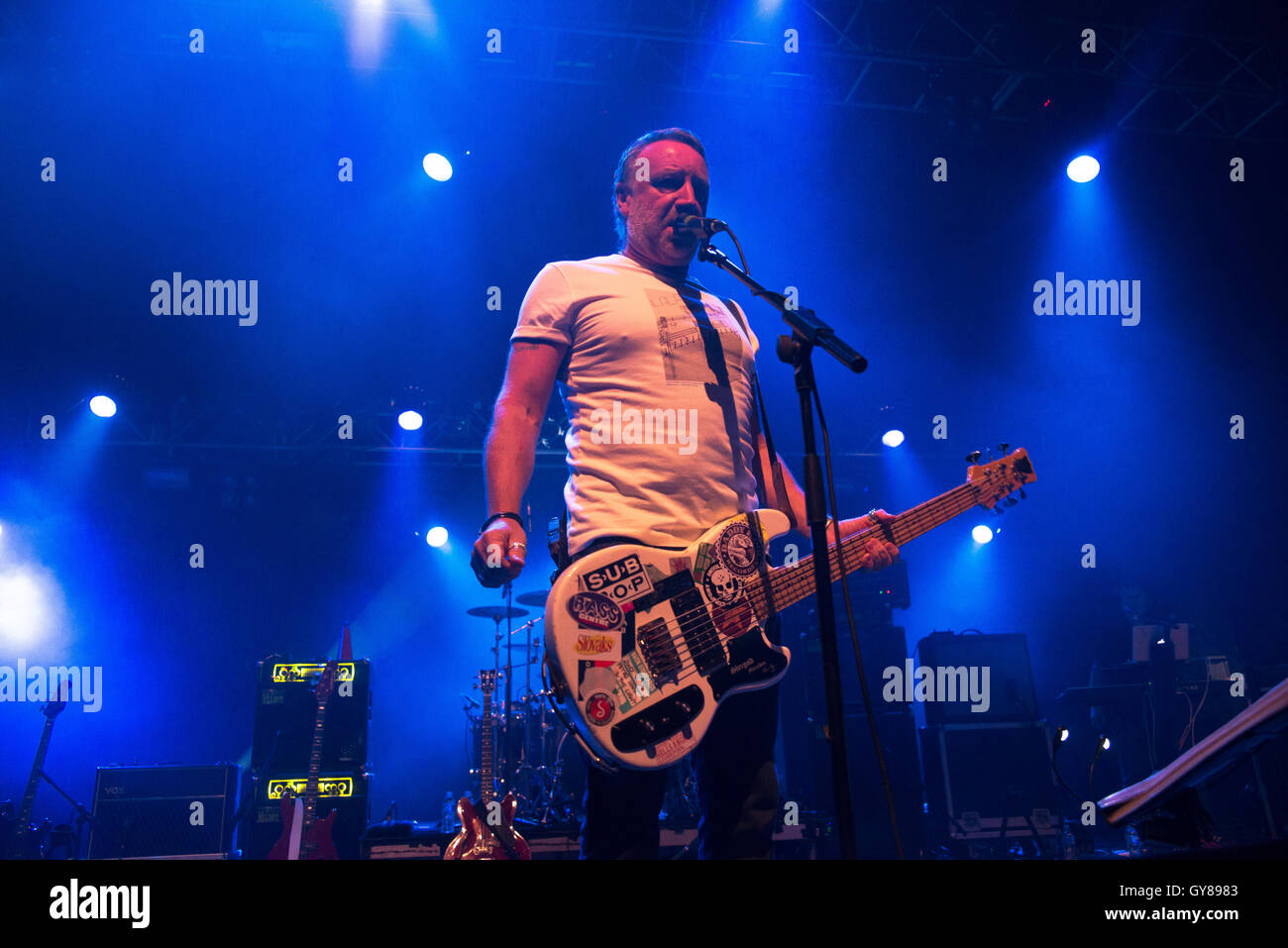 London, UK.17th Sept, 2016. Peter Hook and The Light perform at London's O2  Forum Kentish Town. Substance tour is composed by songs of New Order and  Joy Division, in which Peter Hook
