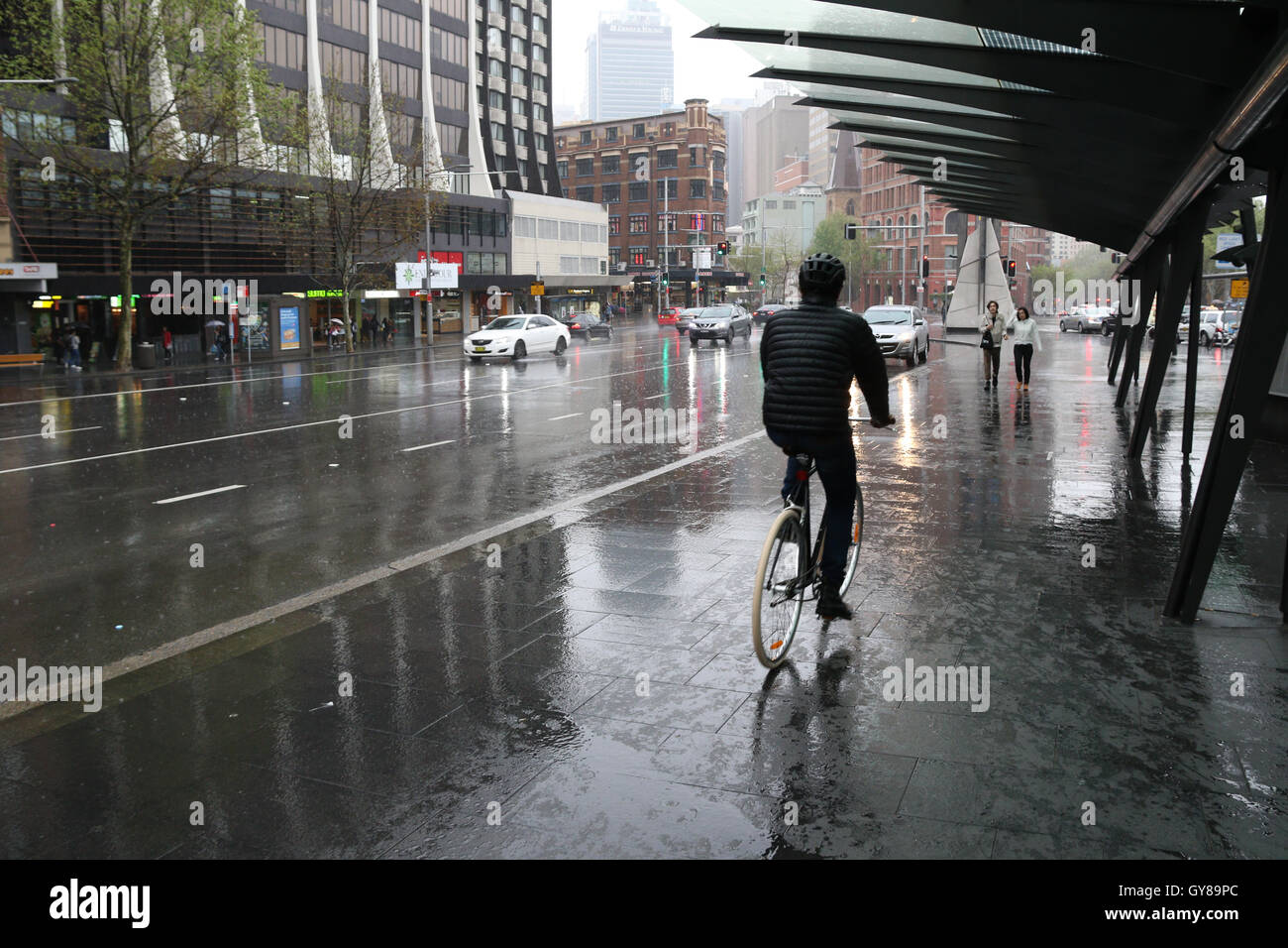 Sydney, Australia. 18 Sept, 2016. It was a rainy day in Sydney