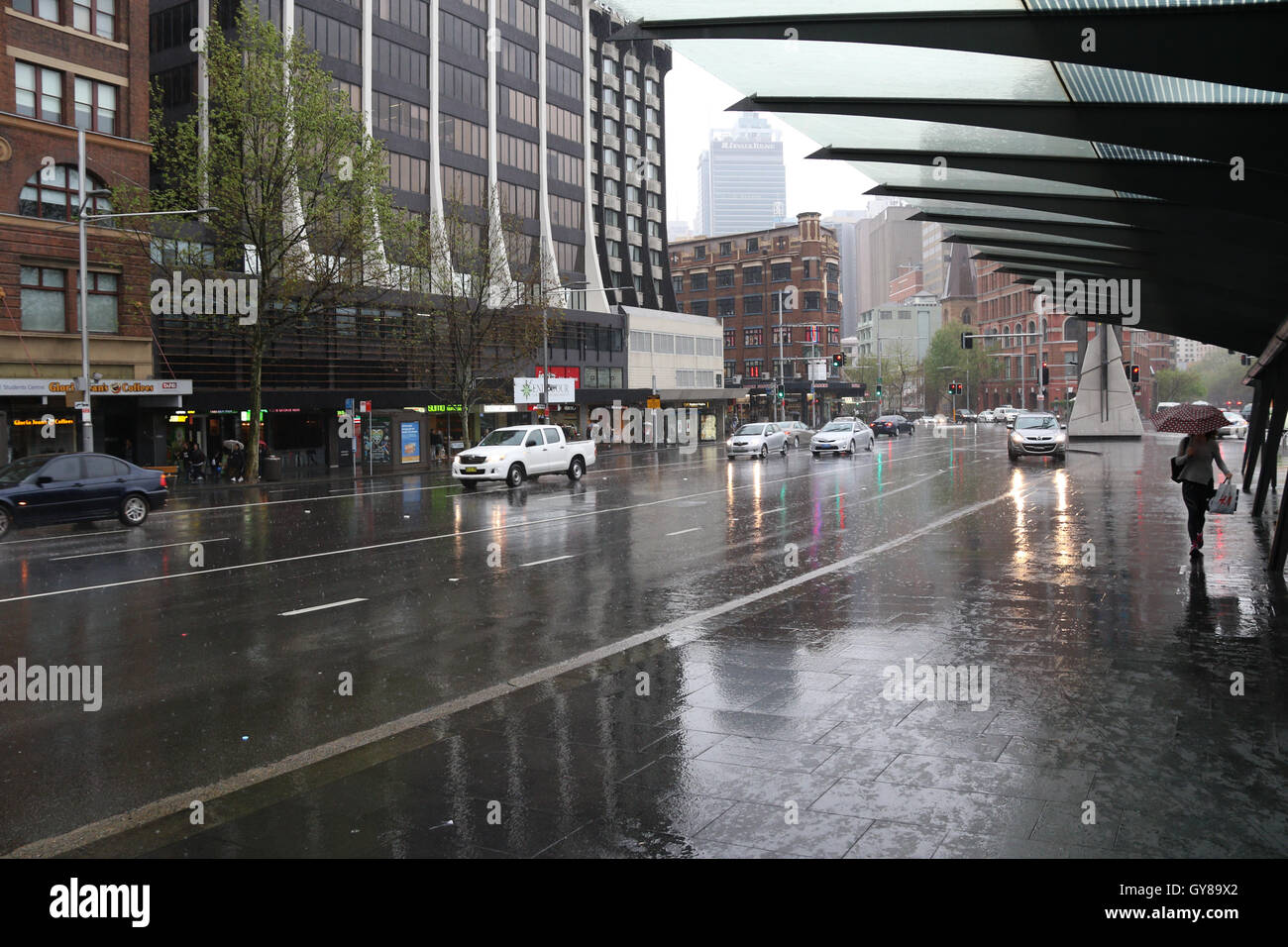 Sydney, Australia. 18 Sept, 2016. It was a rainy day in Sydney
