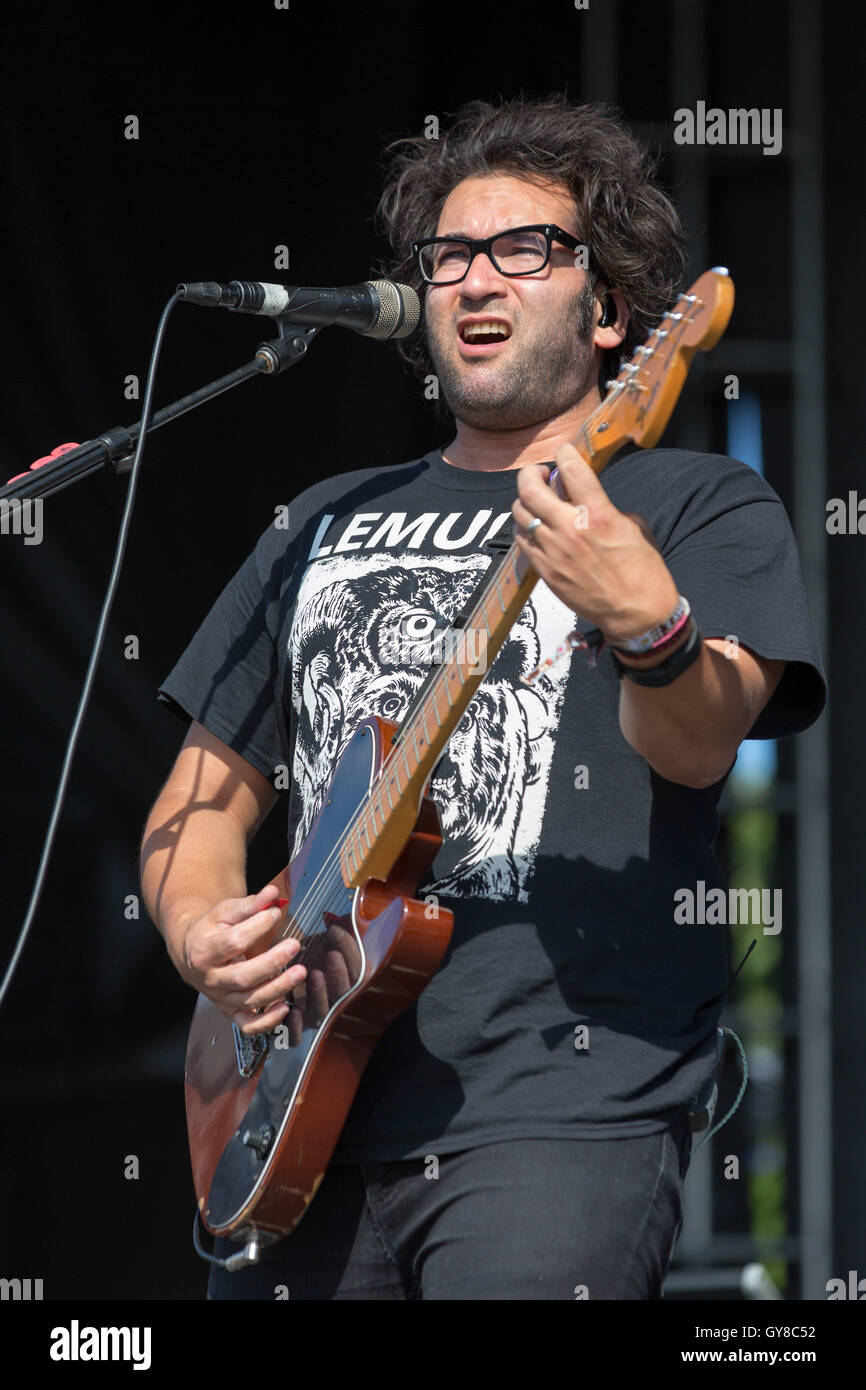 Chicago, Illinois, USA. 17th Sep, 2016. JUSTIN PIERRE of Motion City