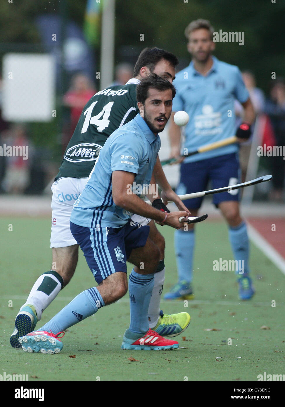 Waterloo, Belgium. 18th Sep, 2016. Honor Men National League: Solano Pol  and Masso Luca in game action. Credit: Leonardo Hugo Cavallo/Alamy Live  News Stock Photo - Alamy