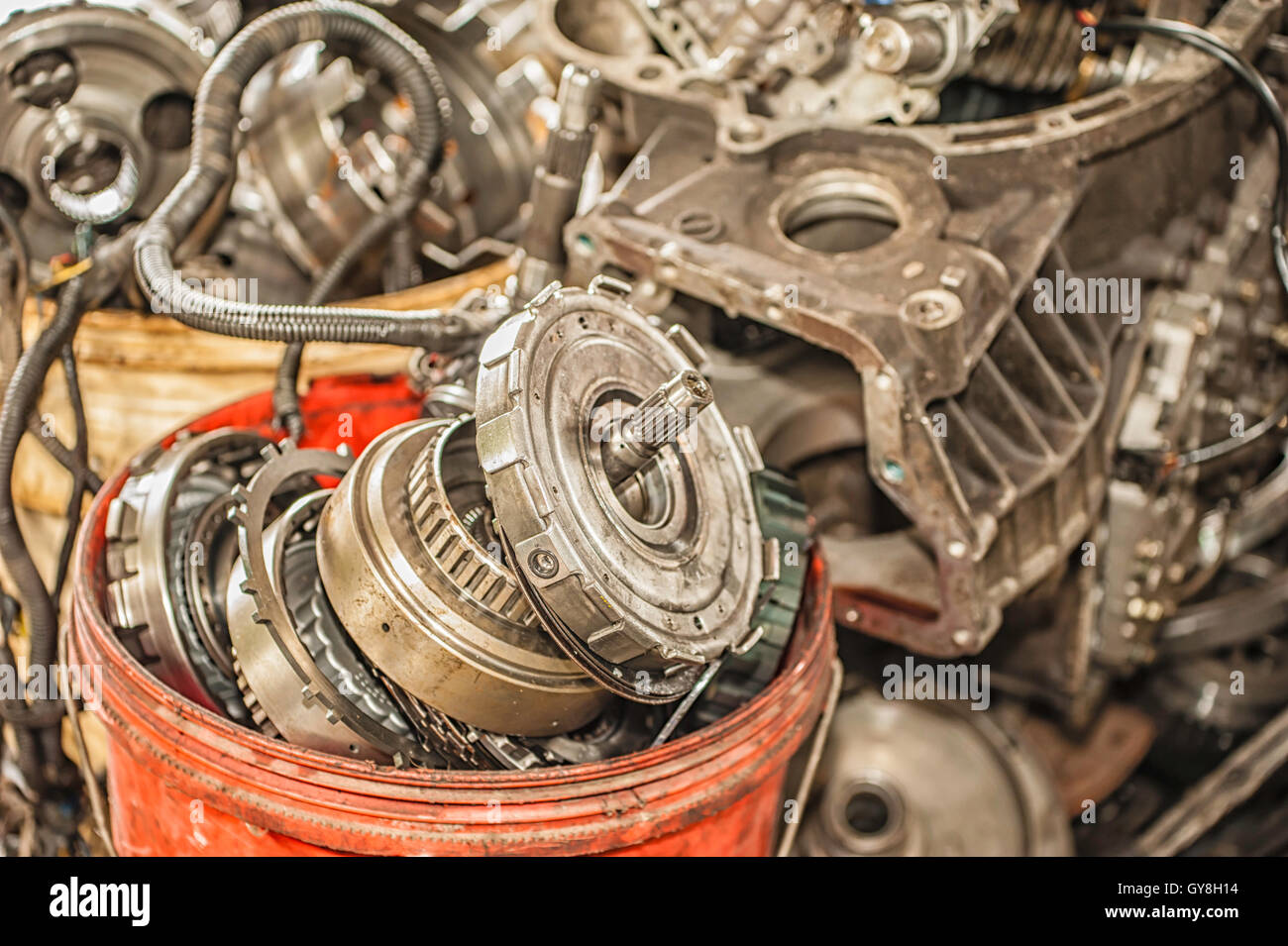 Used Auto Parts Stock Photo Alamy