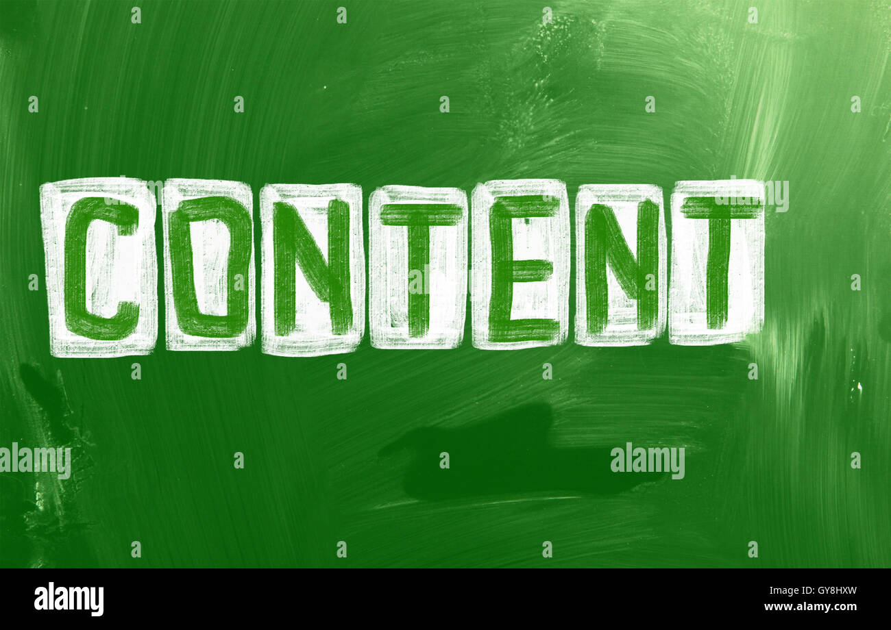 Content concept hi-res stock photography and images - Alamy