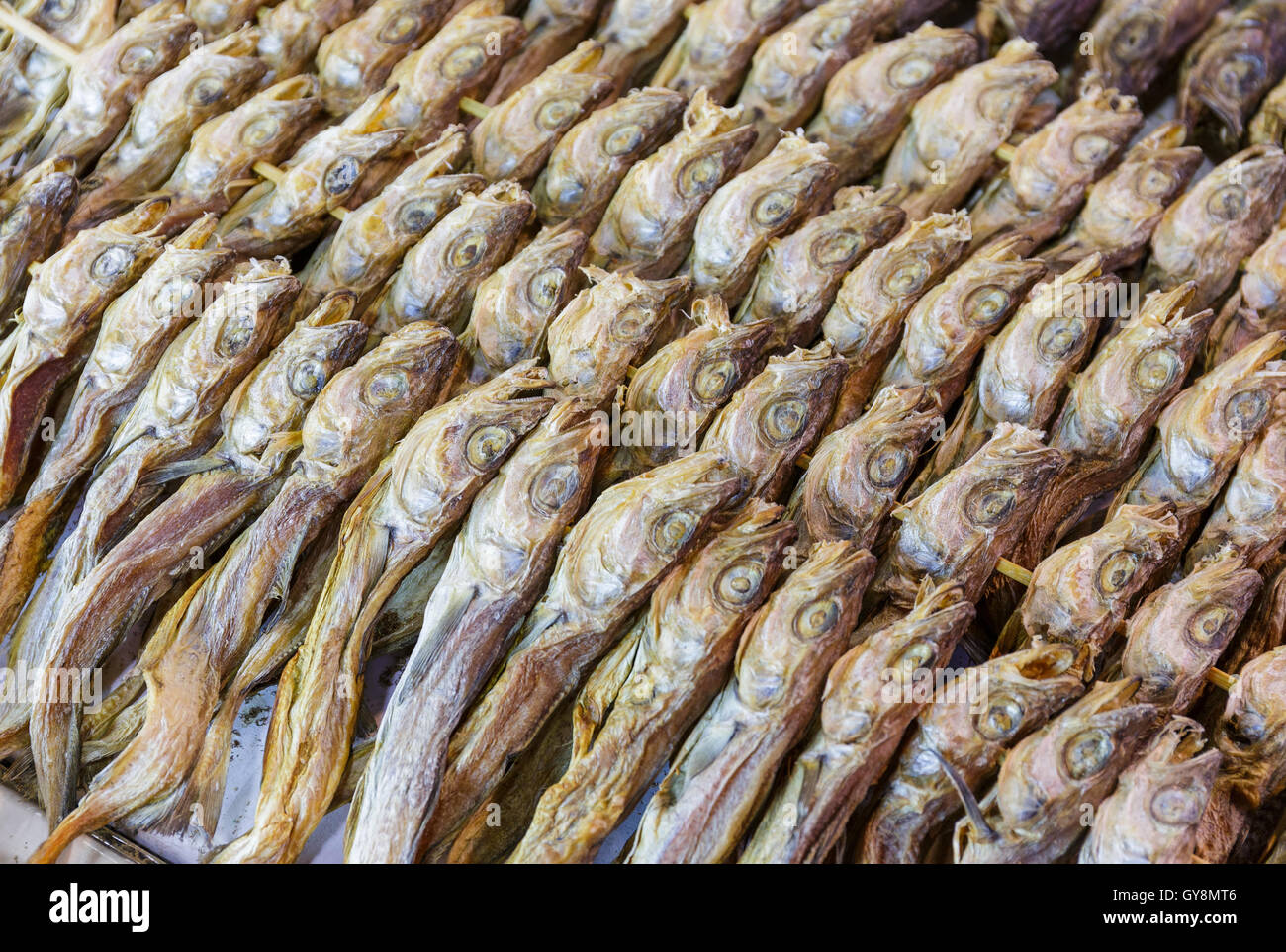 Dry salt fish Stock Photo Alamy