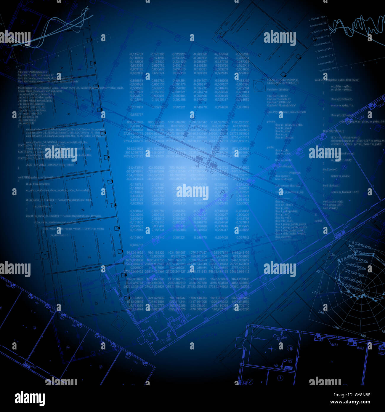 Hightech drawings and graphics Stock Photo Alamy