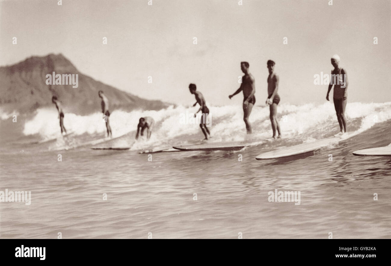 Surfing Vintage Photography Wall Art: Prints, Paintings & Posters