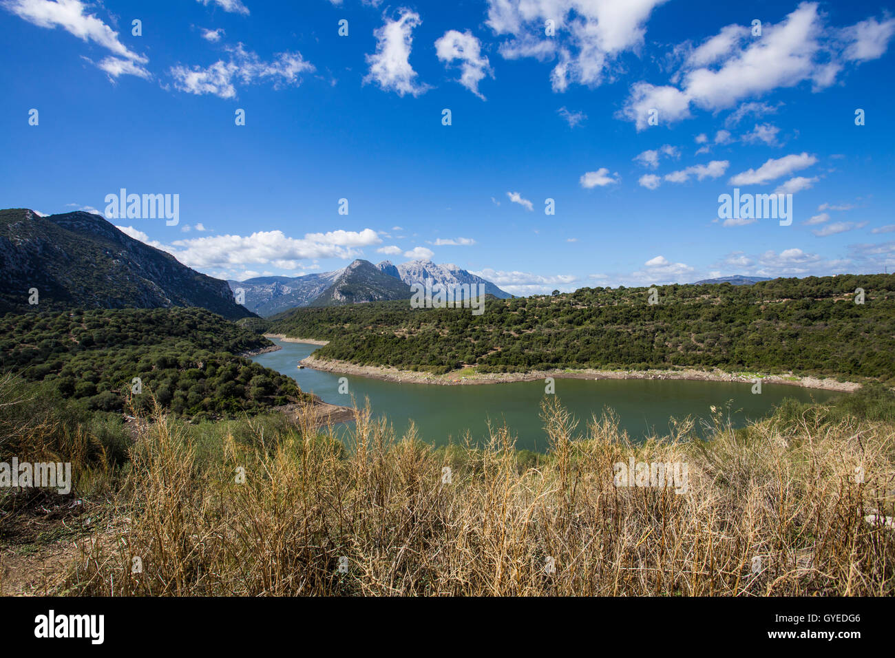 lago Cedrino Sardegna Stock Photo
