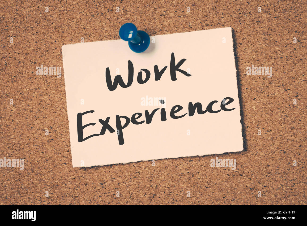 Work Experience Stock Photo