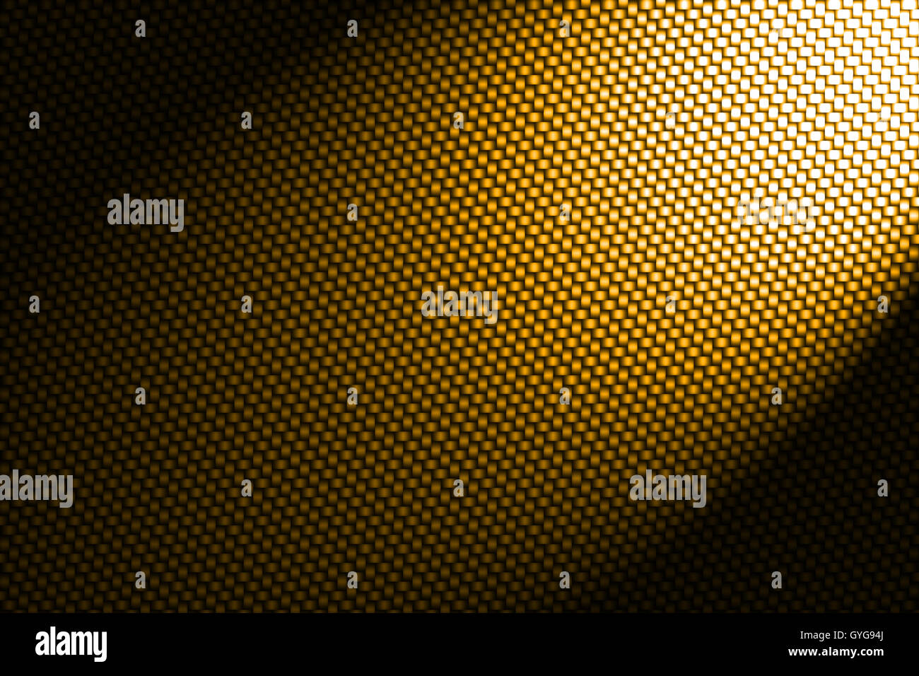 spotlight on yellow carbon fiber background Stock Photo Alamy