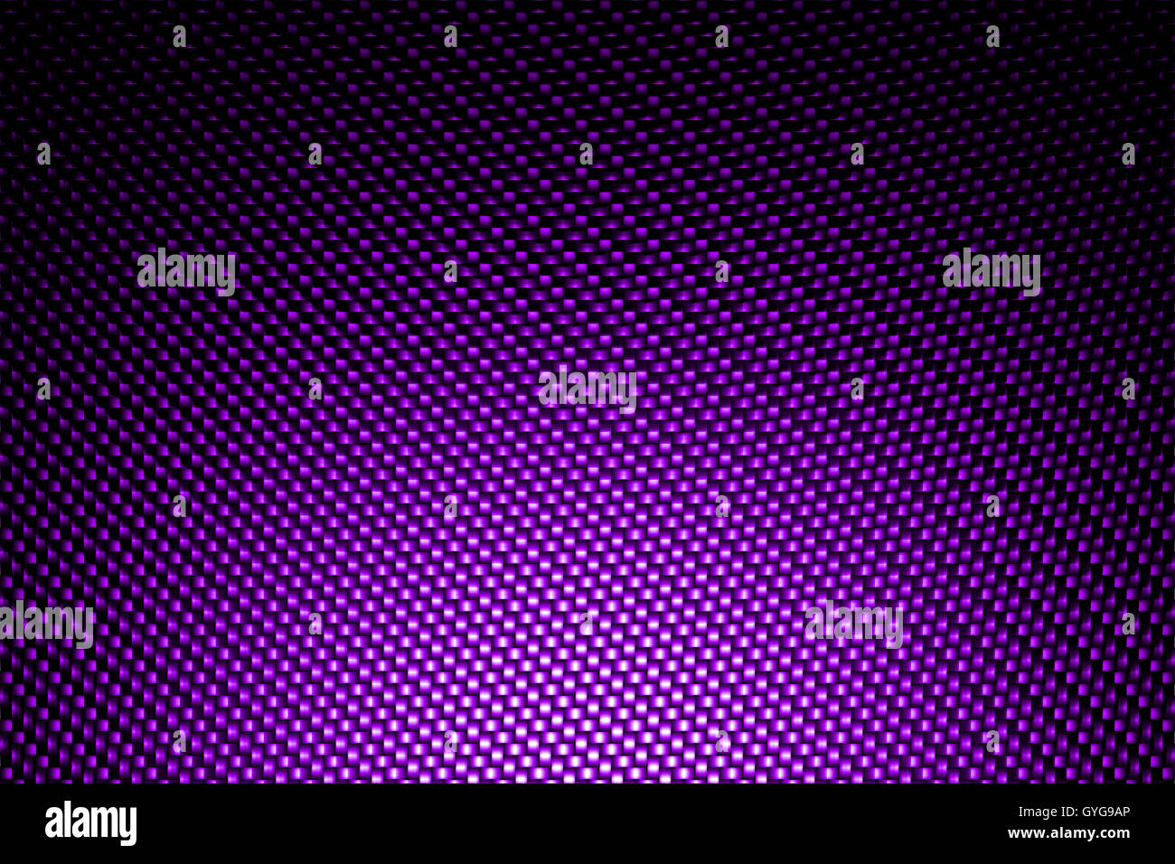 spotlight on purple carbon fiber background. Stock Photo