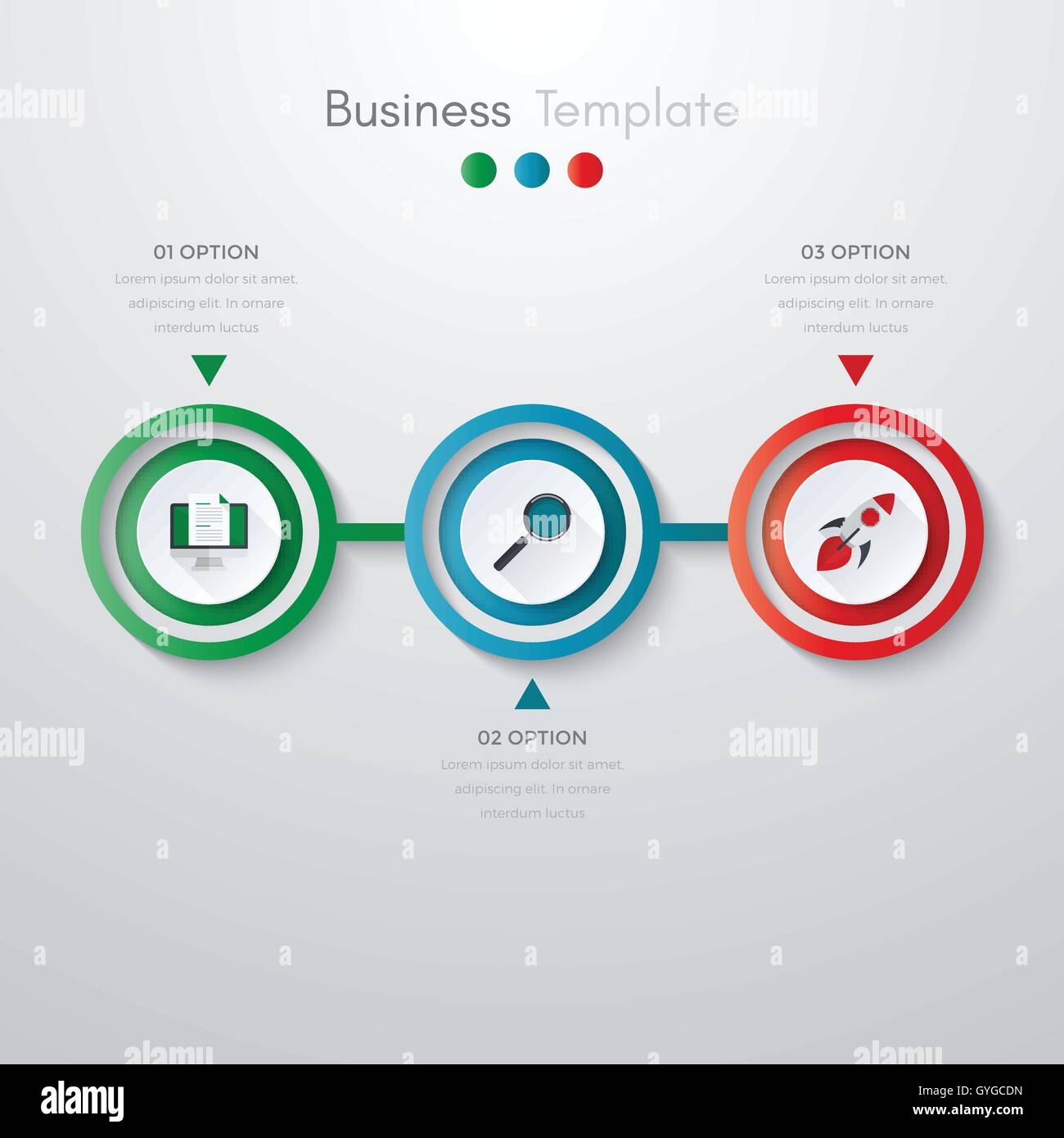 Three Option Matrix infographics three options Stock Vector Image & Art - Alamy