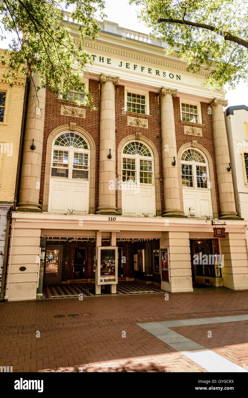 Charlottesville, va and downtown mall High Resolution Stock Photography