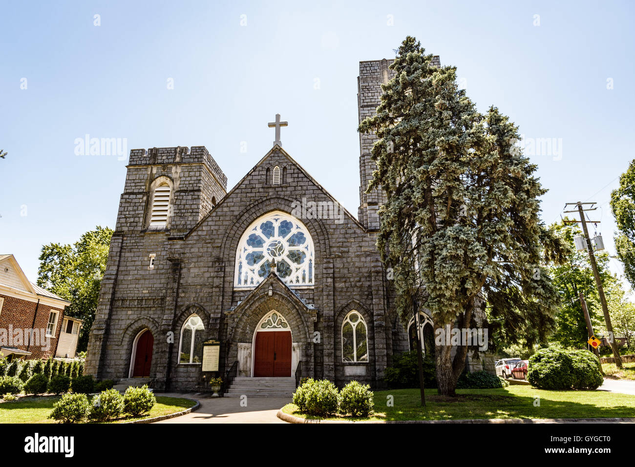 Christ Episcopal Church 120 West High Street Charlottesville Virginia Stock Photo Alamy