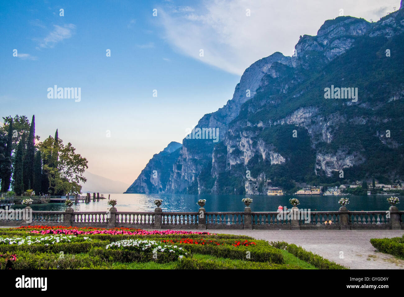 Riva del Garda, Lake garda, Trento province, Trentino alto Adige region, Italy. Stock Photo