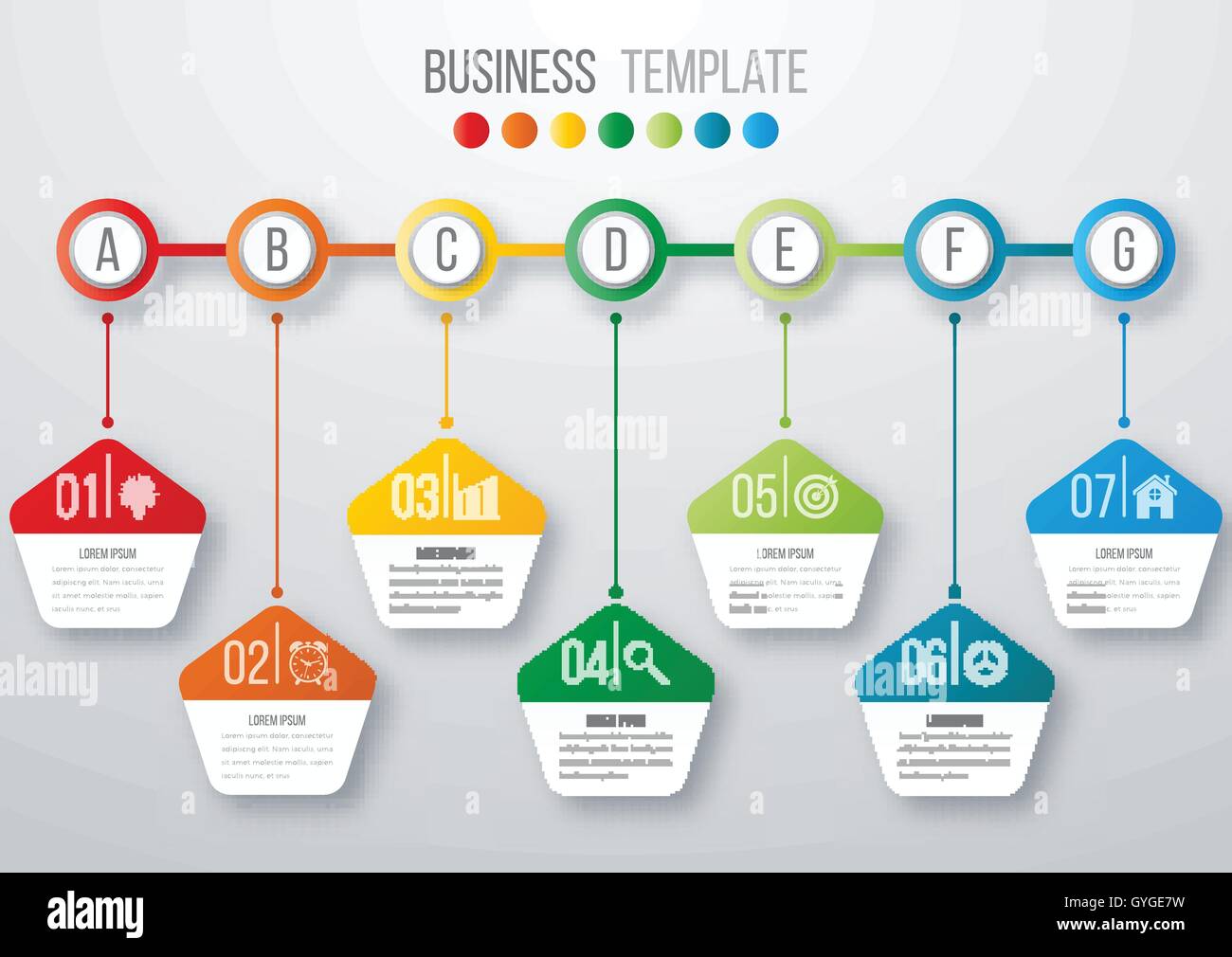 Timeline infographics template Stock Vector Image & Art - Alamy