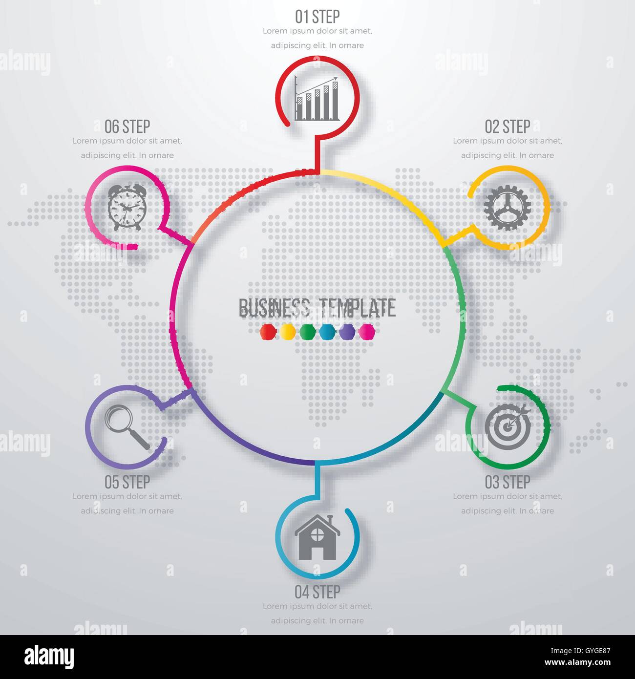 Infographic design with colored Stock Vector Image & Art - Alamy