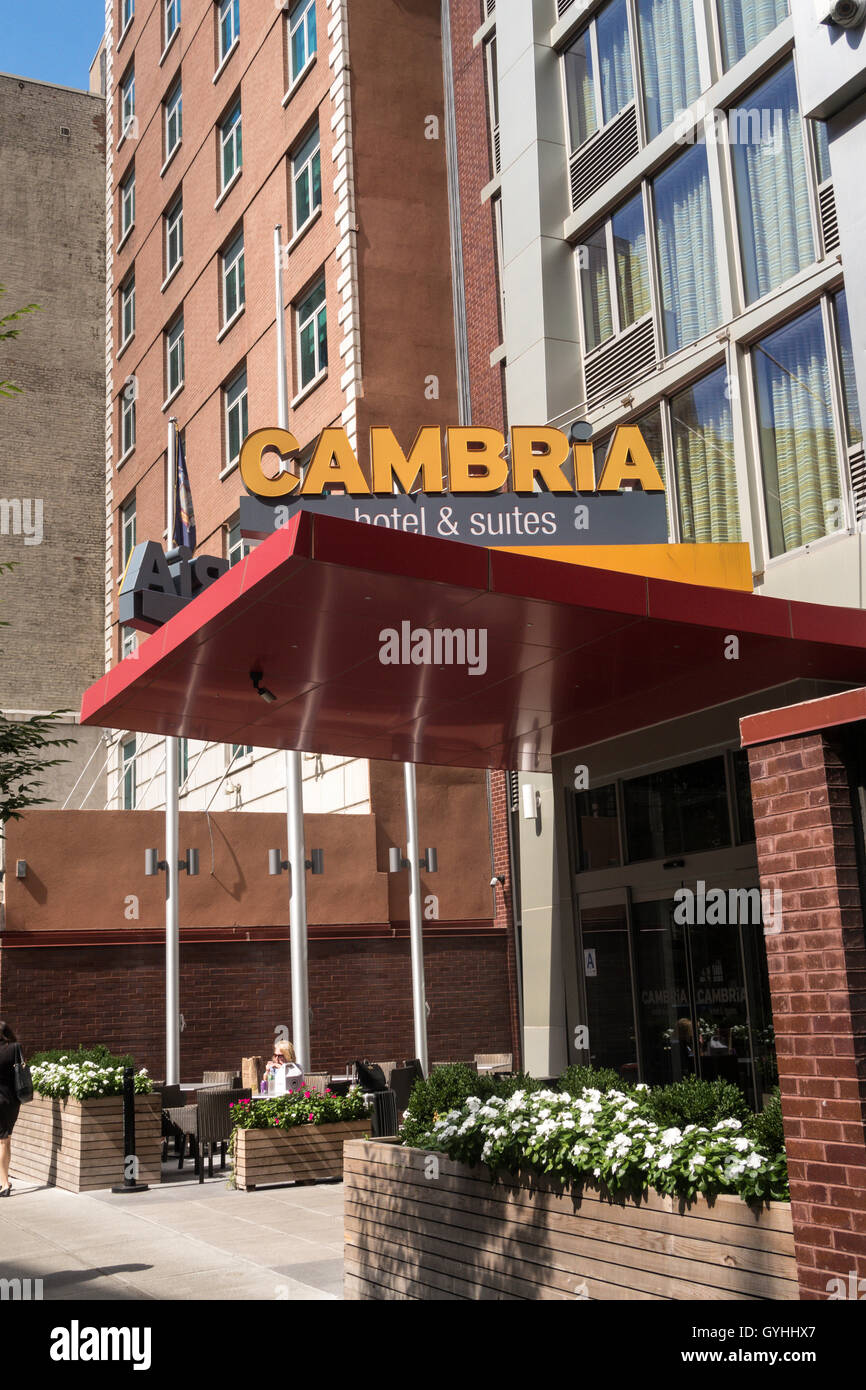 Cambria Hotel & Suites in New York City, USA Stock Photo