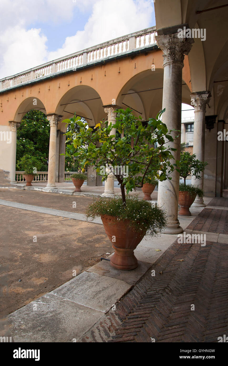 The House and Garden of the Palazzo Doria Pamphili in Genoa Italy a
