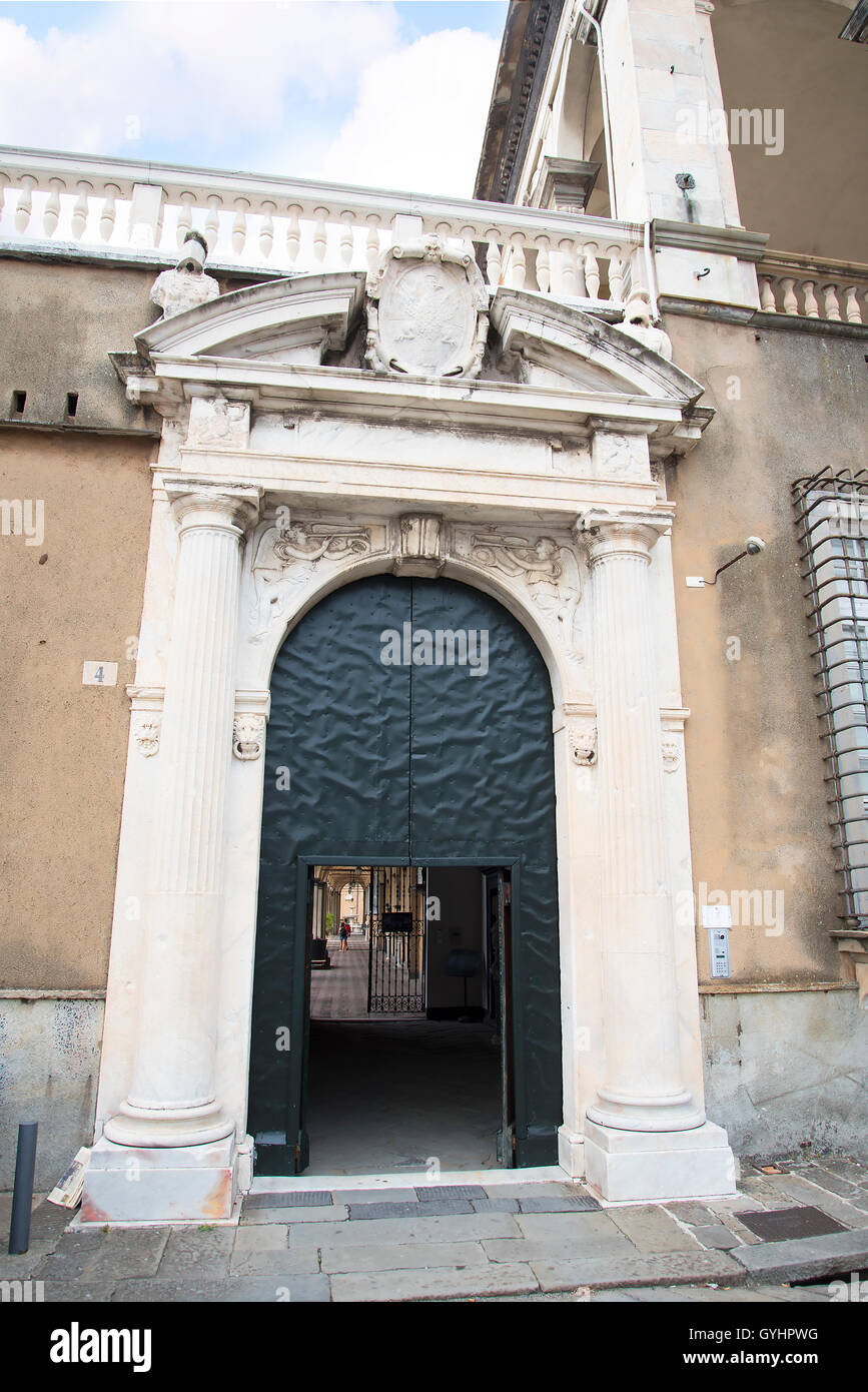 The House and Garden of the Palazzo Doria Pamphili in Genoa Italy Stock