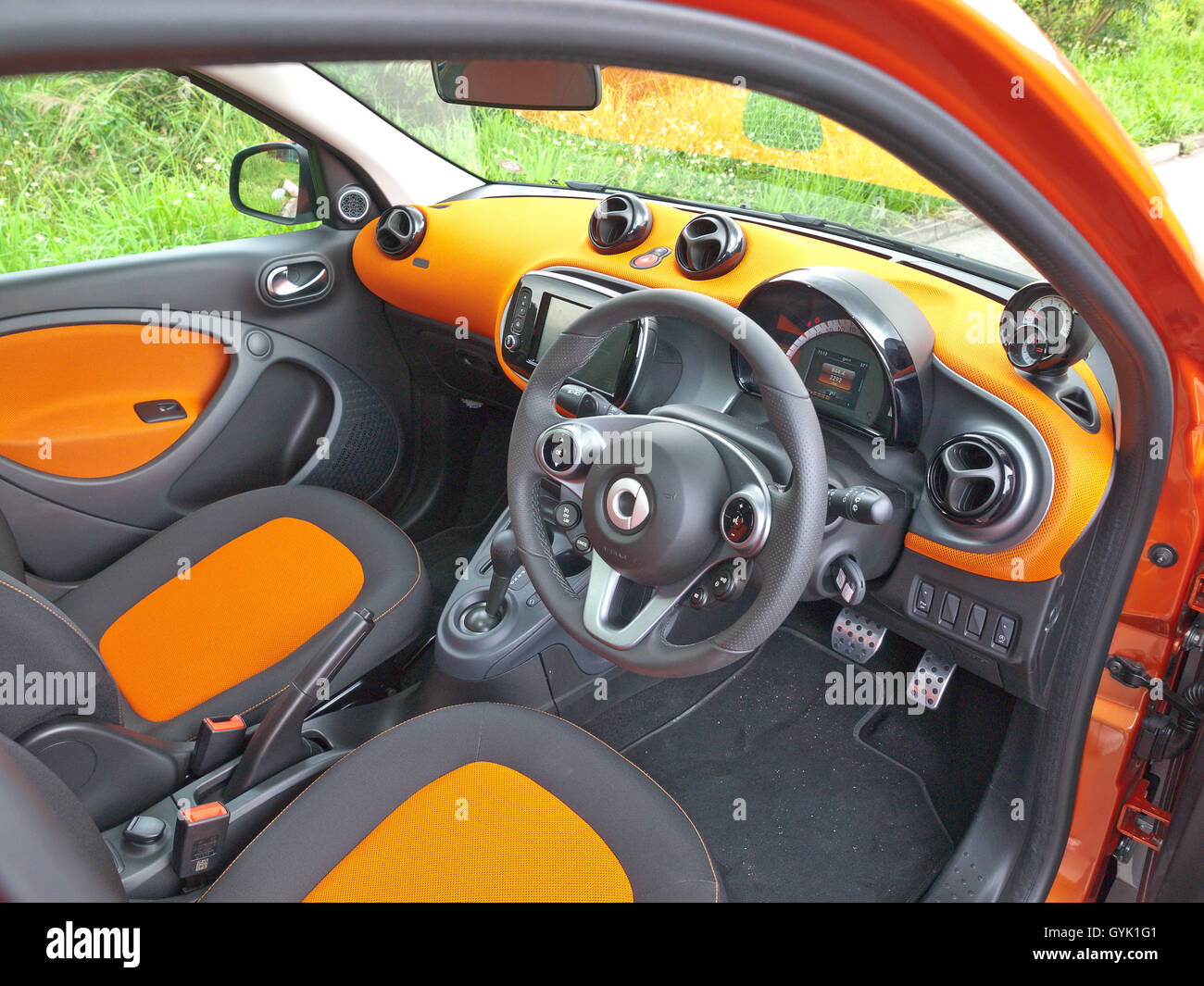 Hong Kong, China June 7, 2016 : smart forfour 2016 Interior on June 7 2016  in Hong Kong Stock Photo - Alamy