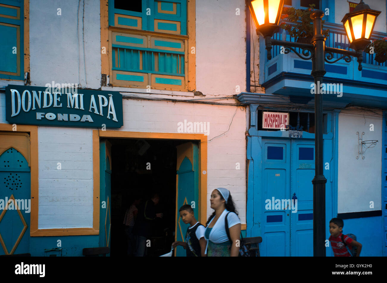 Donde mi apa. Fonda.Some bars, hotels, and restaurants of Salento