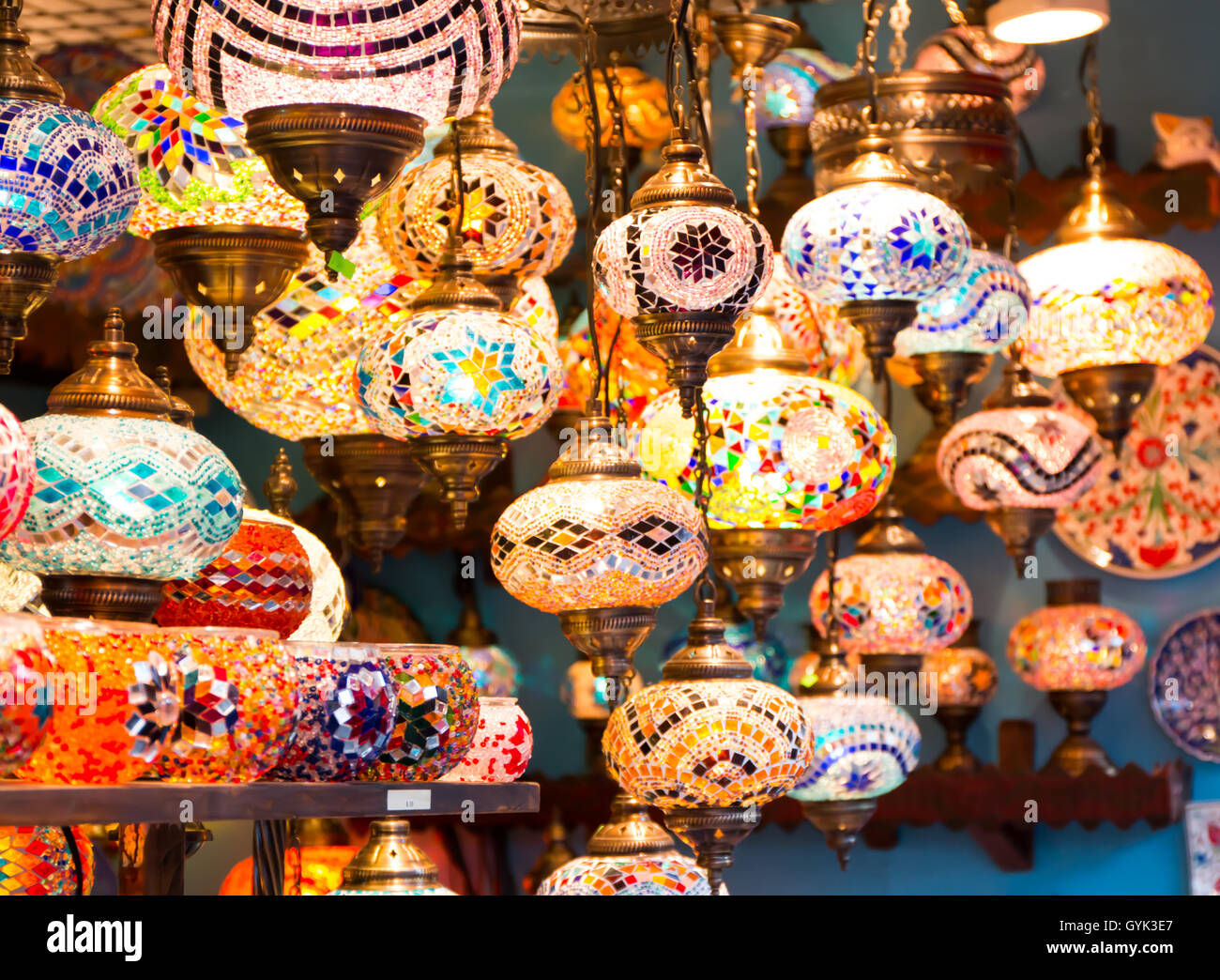 Colorful lamps hi-res stock photography and images - Alamy