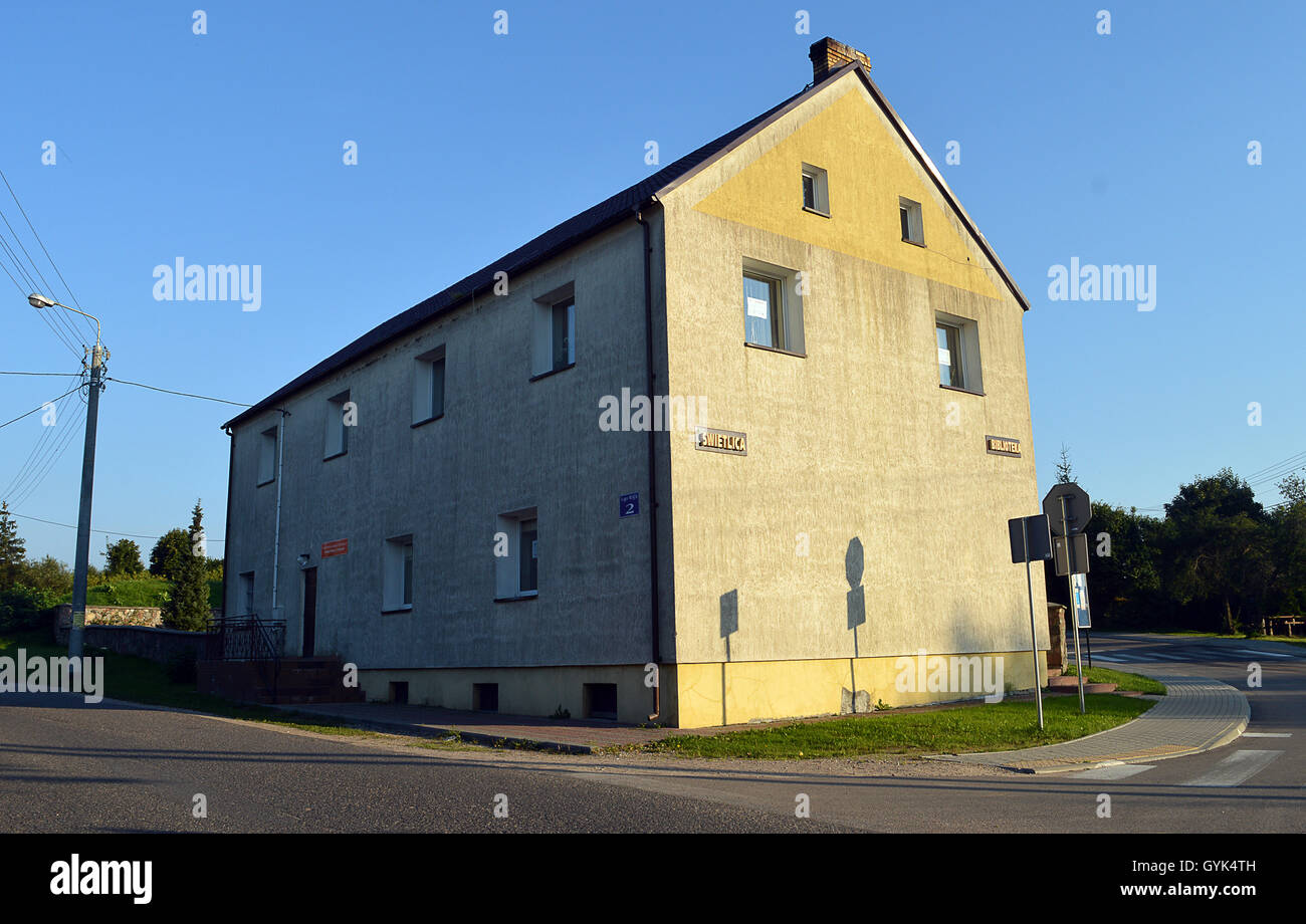 Former German Hotel and spy headquarters, Zytkiejmy, Poland Stock Photo