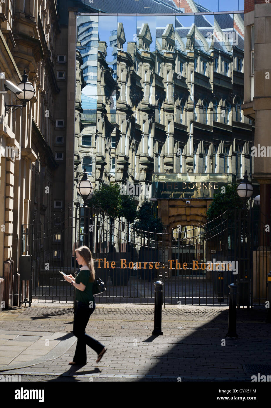 The Bourse, Boar Lane, Leeds, England Stock Photo Alamy