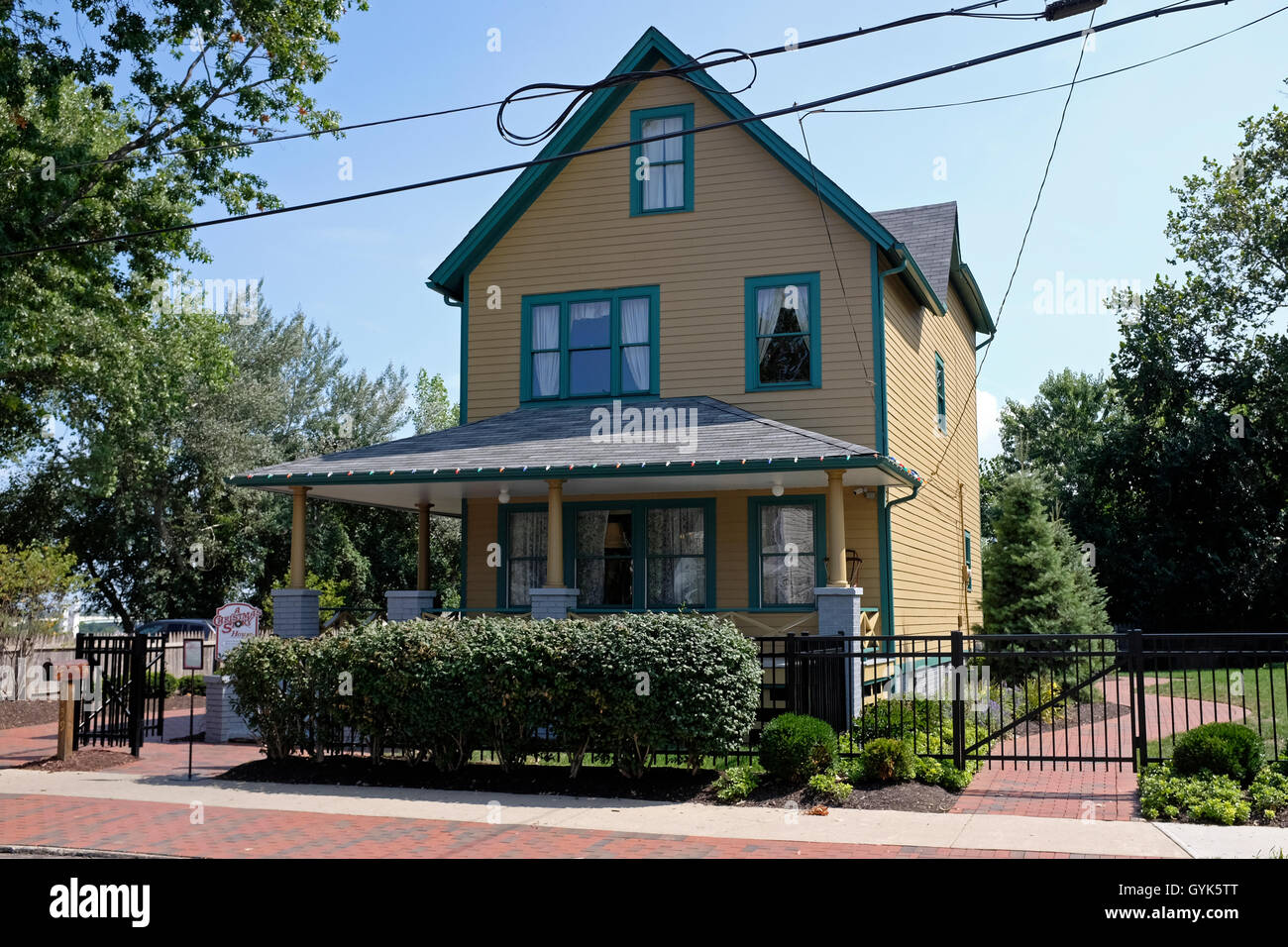 A Christmas Story House in Cleveland, Ohio Stock Photo Alamy