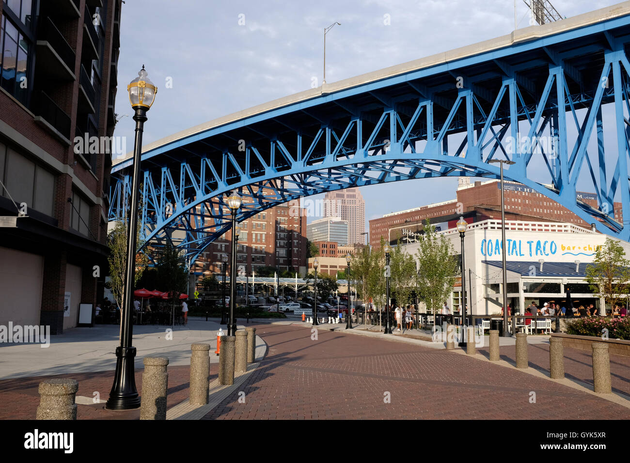 The Flats in Cleveland, Ohio Stock Photo Alamy