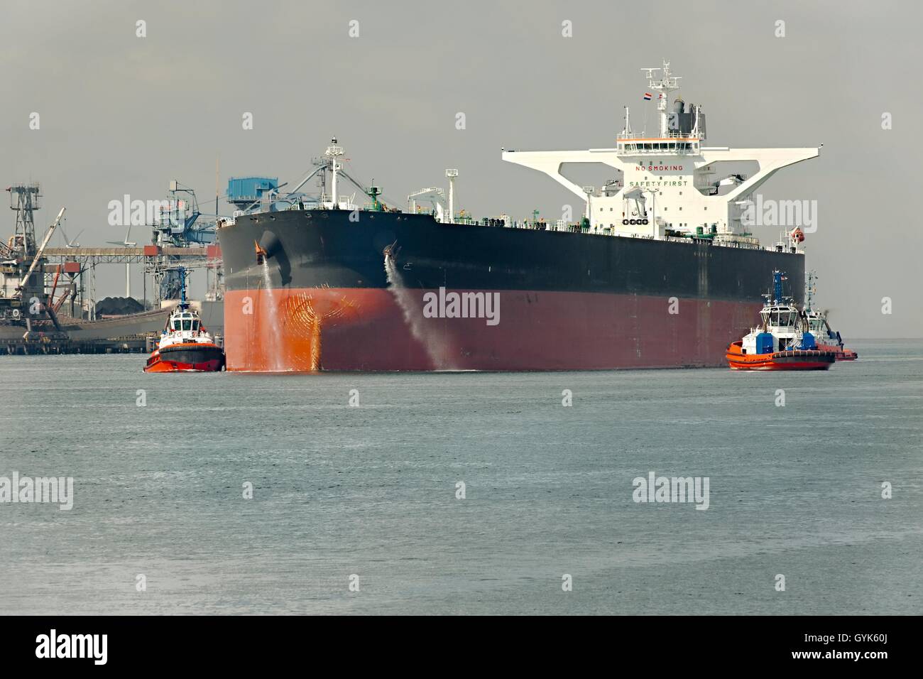 Oil Tanker Ship Stock Photo
