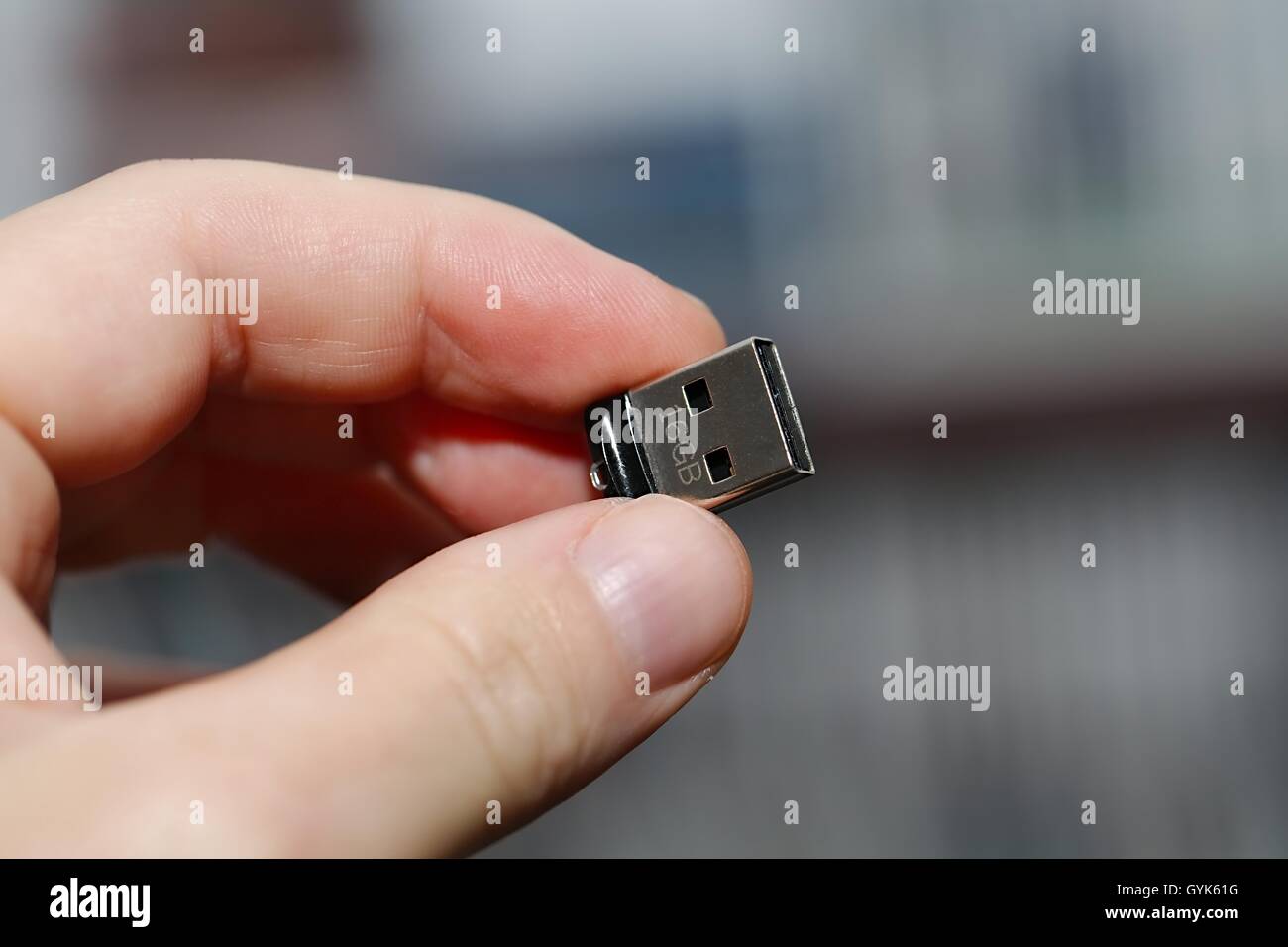 Little USB Drive Stock Photo