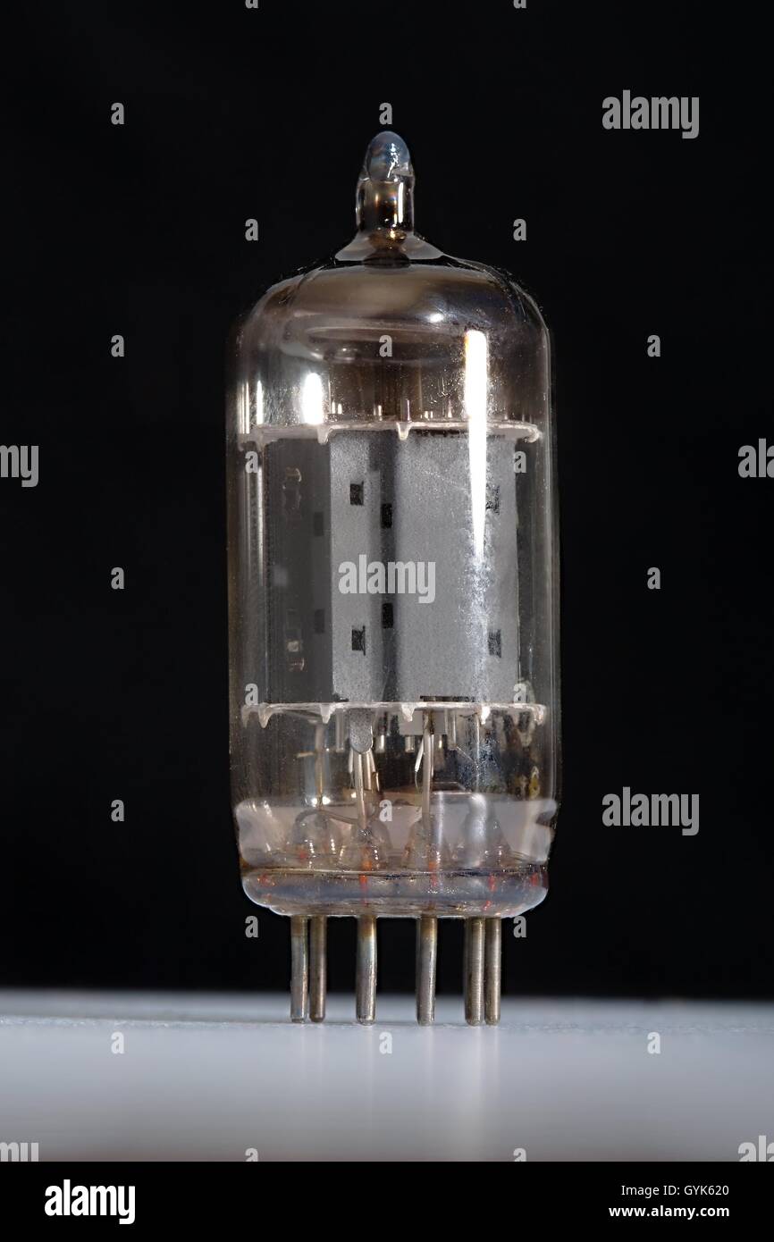 Vacuum Tube Closeup Stock Photo