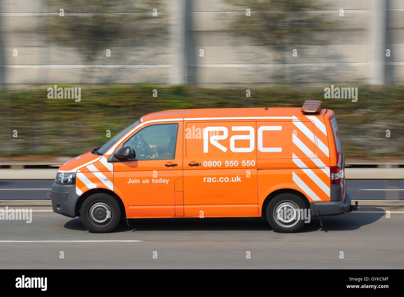 RAC rescue van near London Heathrow Airport, UK Stock Photo