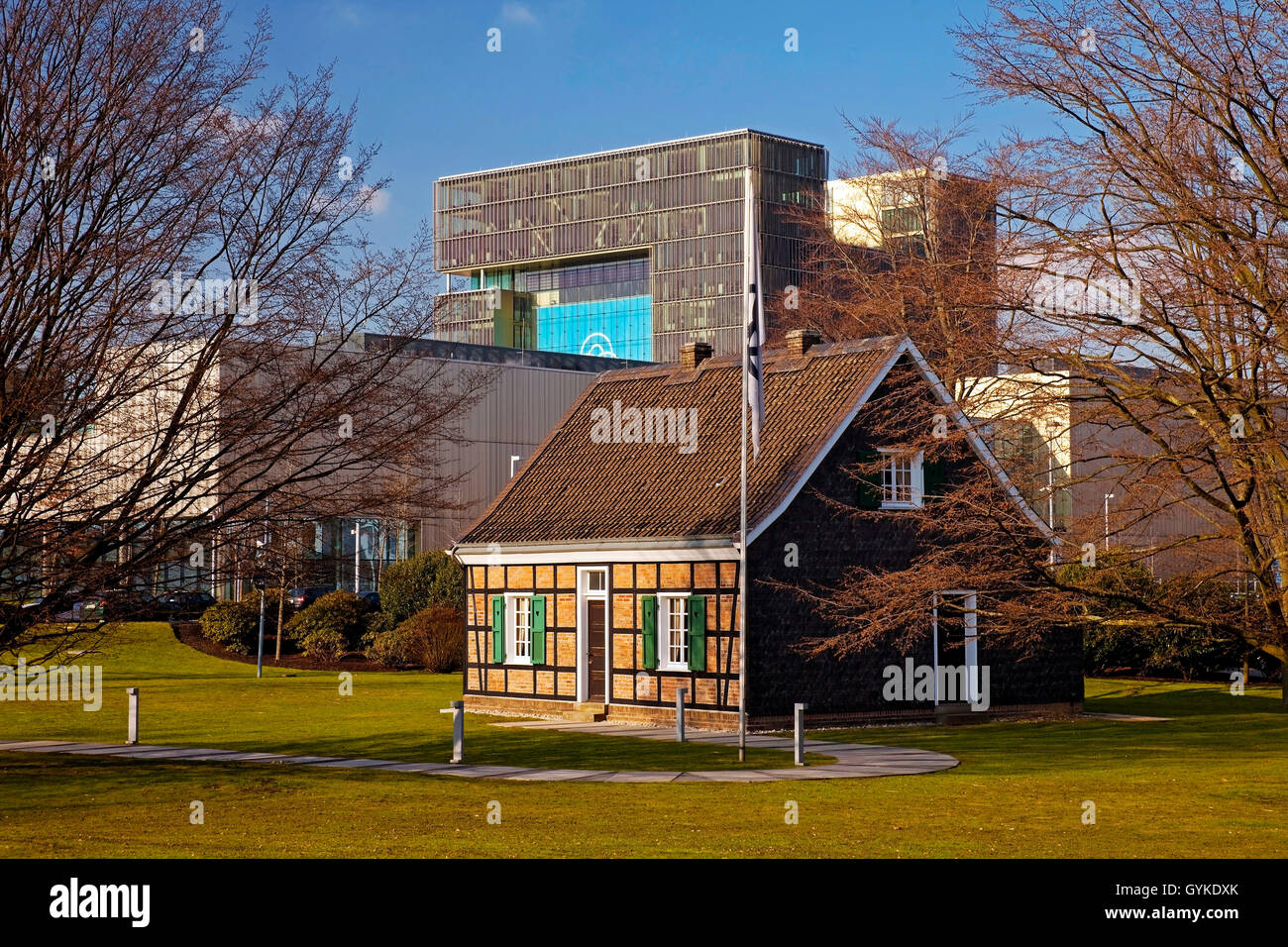 original company building of Krupp and ThyssenKrupp corporate headquarter Q1, Germany, North