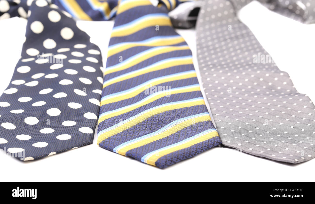 Three different men's ties Stock Photo - Alamy