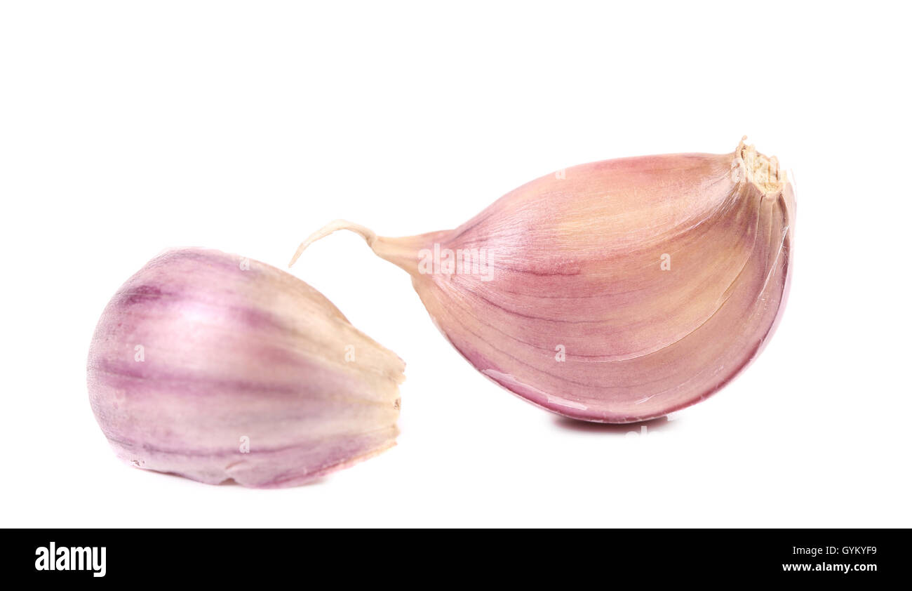 Red garlic cloves Stock Photo Alamy