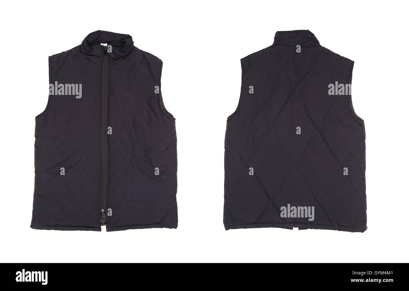 Gray working winter vest Stock Photo Alamy