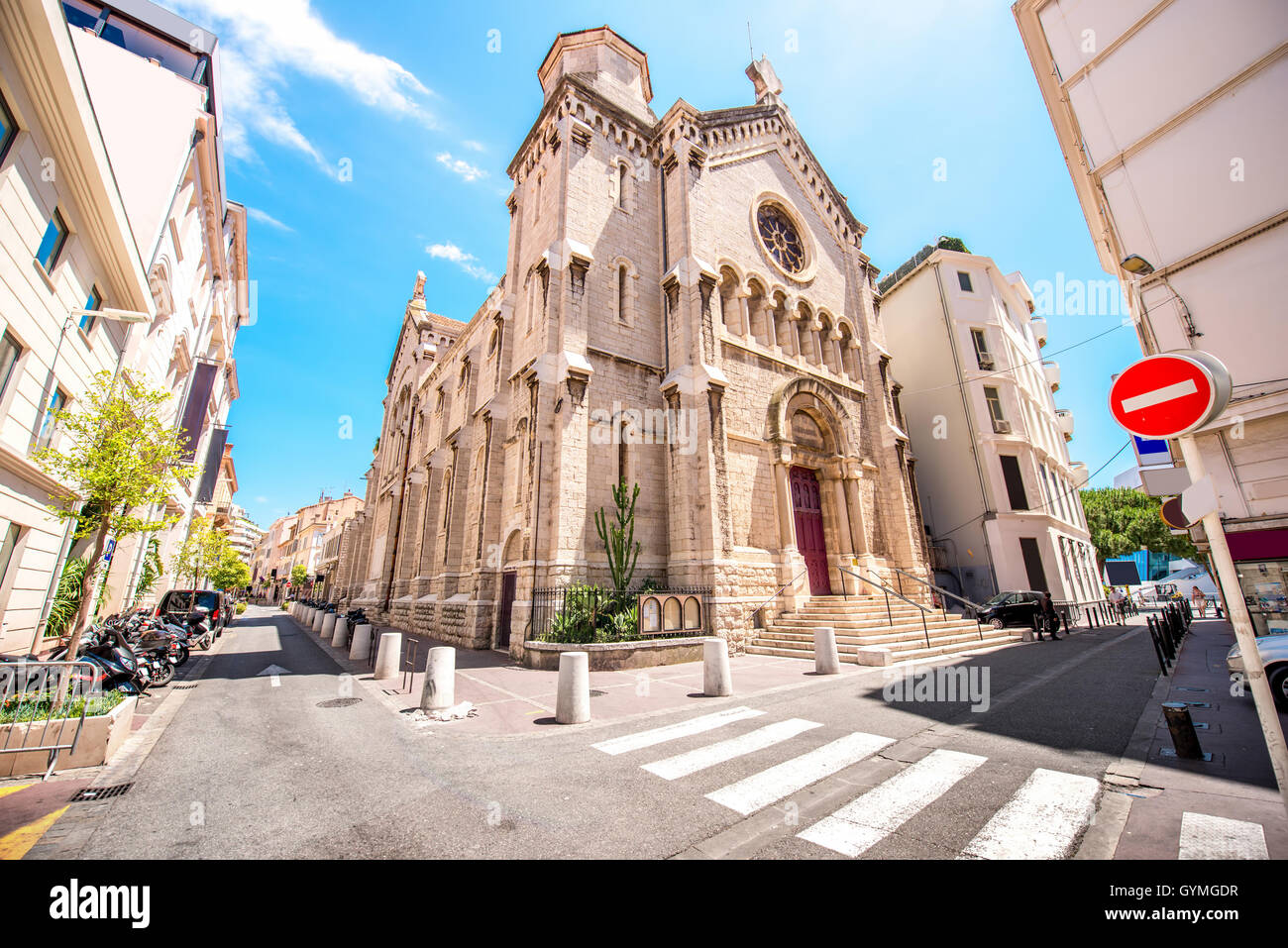 Church in Cannes Stock Photo