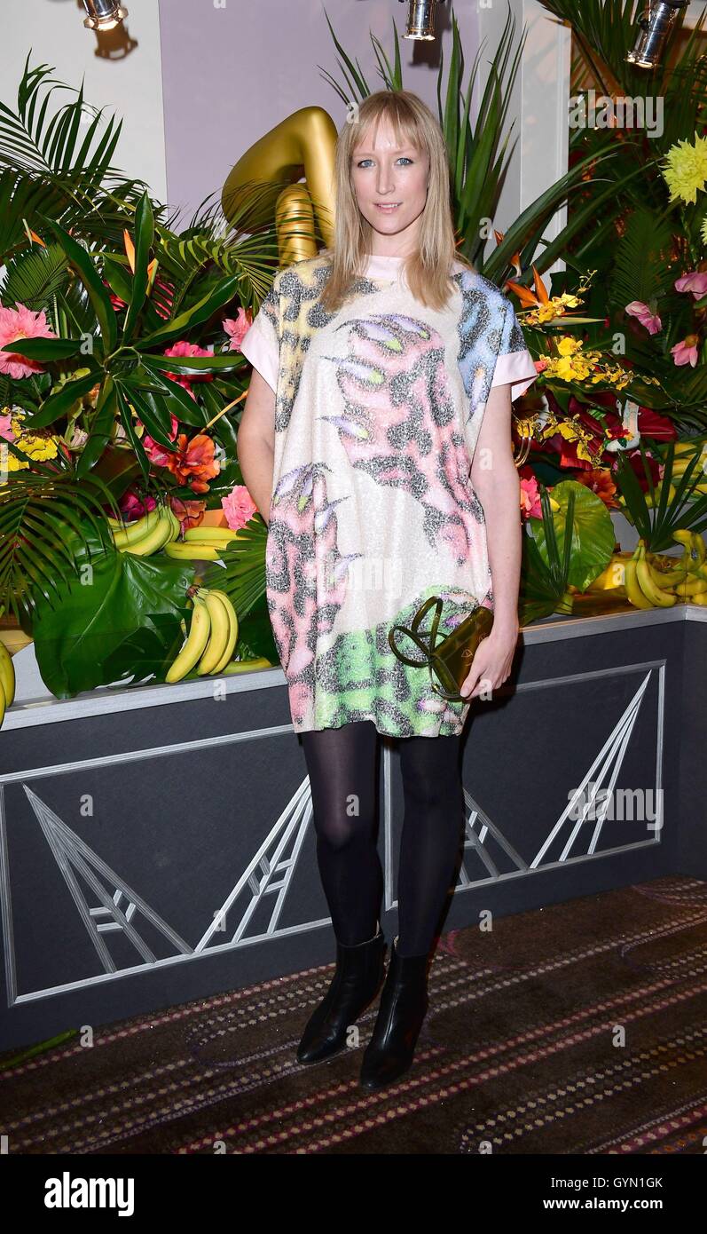 Jade Parfitt arriving at the Charlotte Olympia Spring/Summer 2017