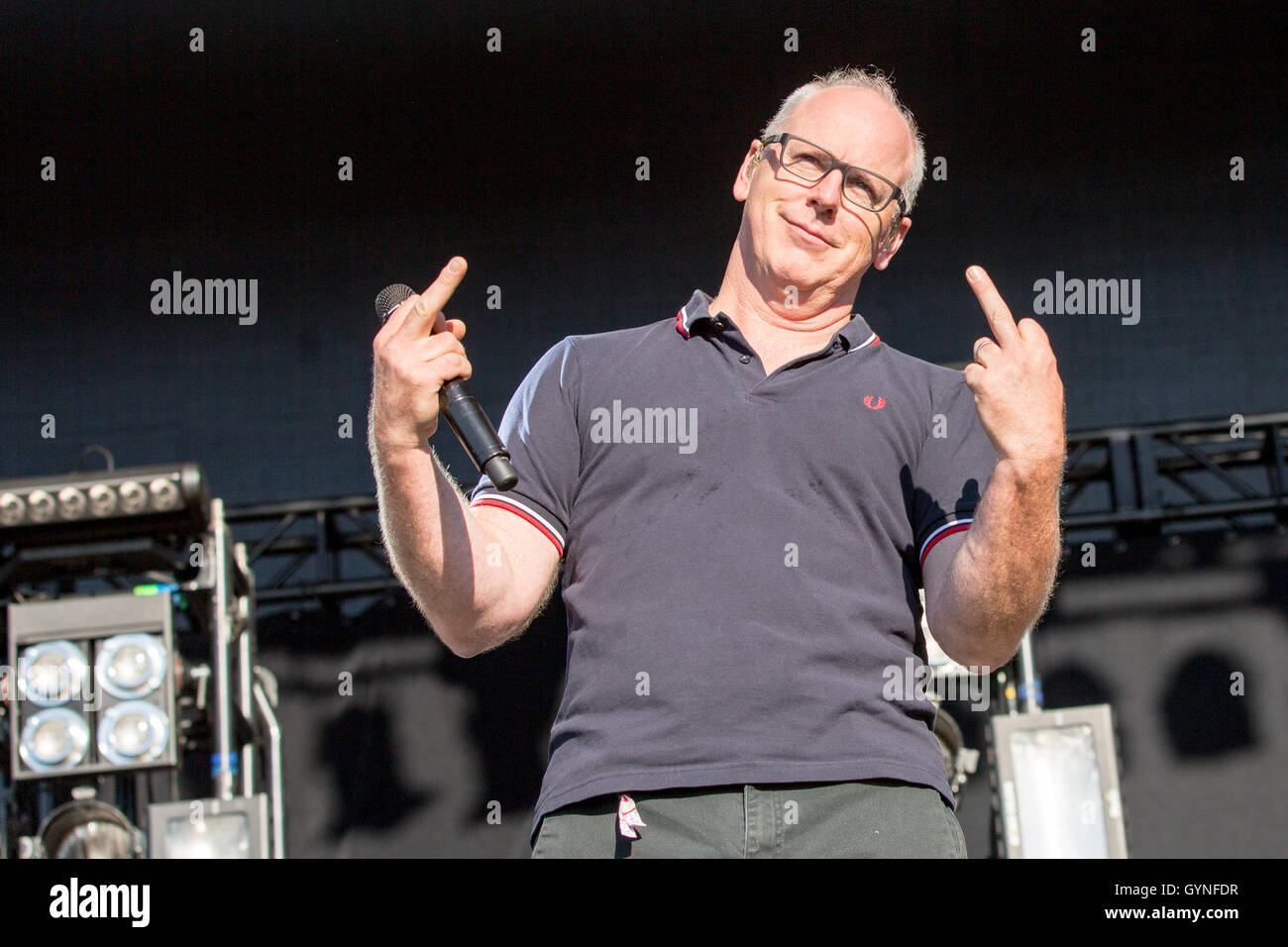 Chicago, Illinois, USA. 18th Sep, 2016. GREG GRAFFIN of Bad Religion performs live at Douglas Park during Riot Fest in Chicago, Illinois Credit:  Daniel DeSlover/ZUMA Wire/Alamy Live News Stock Photo