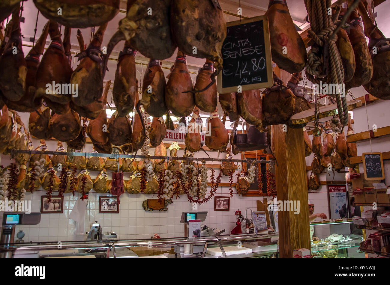 Antica Macelleria Falorni, located on Piazza Matteotti of Greve in Chianti, claims to be the