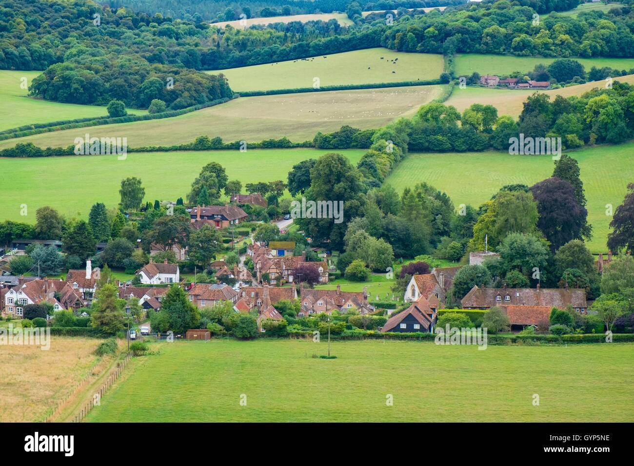 Turville Village, Hambleton Valley, The Chilterns, Buckinghamshire