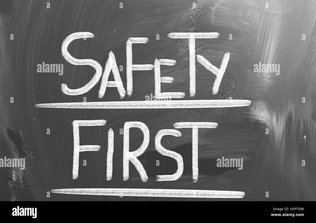 Safety First Concept Stock Photo Alamy