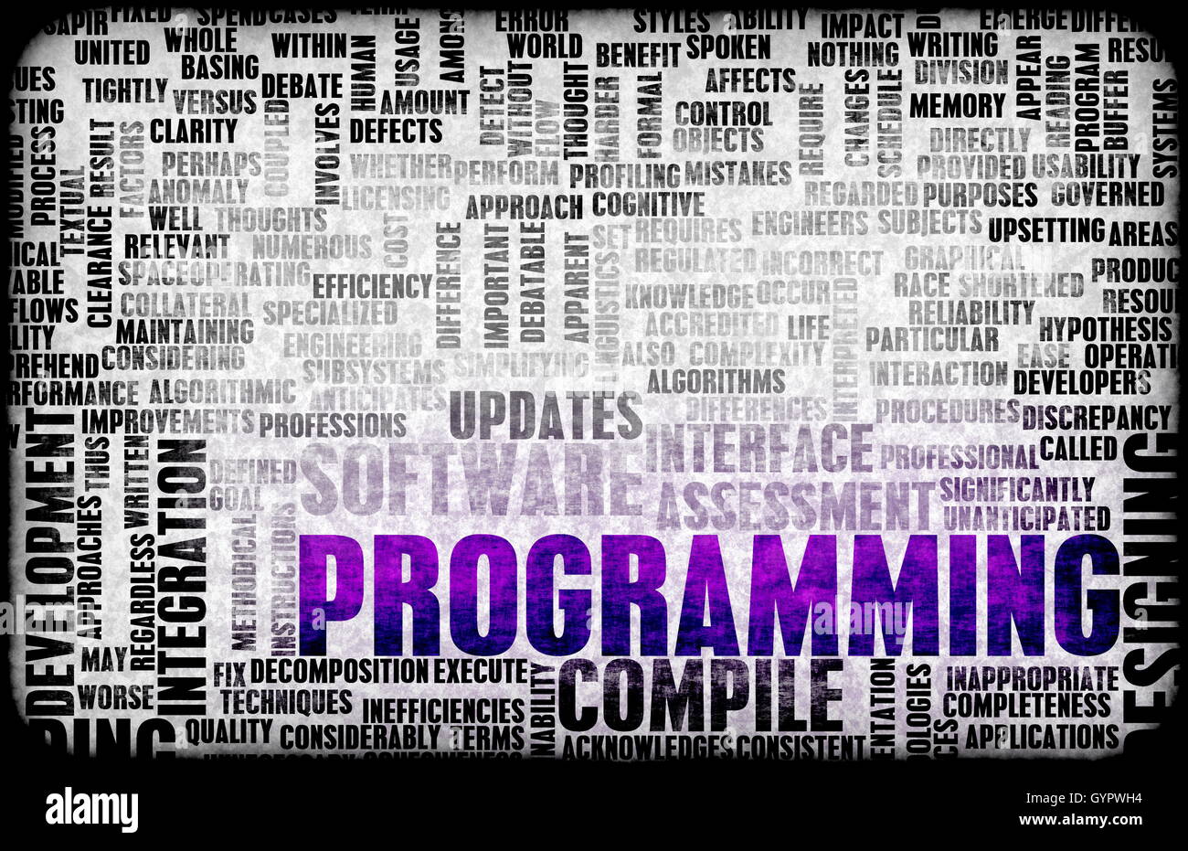 Programming languages background hi-res stock photography and images ...