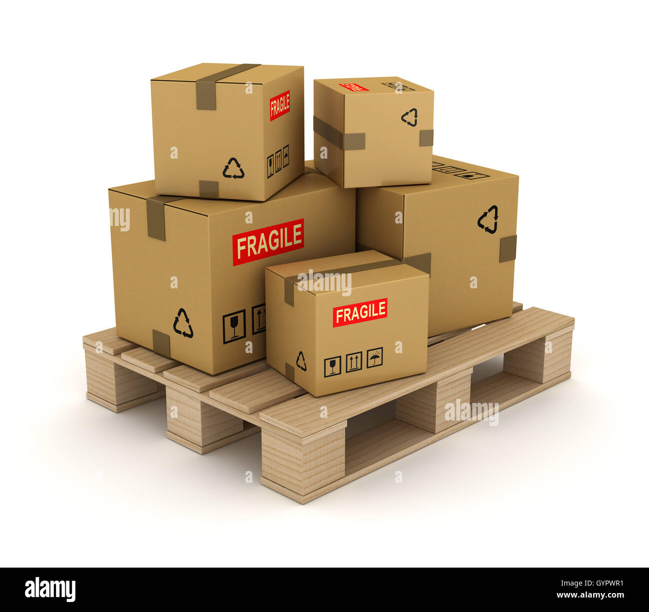 Download Box On Pallet High Resolution Stock Photography And Images Alamy PSD Mockup Templates