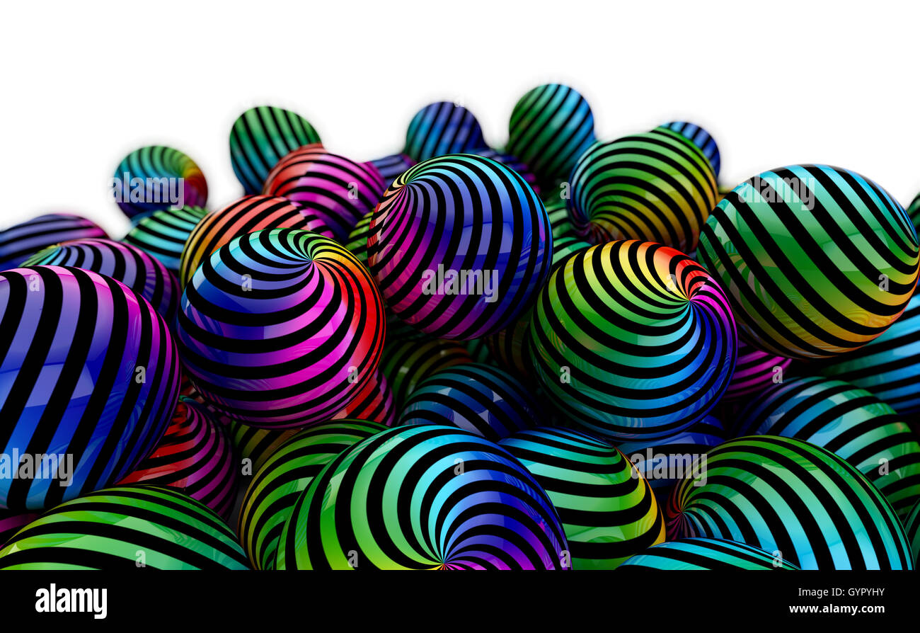 Rainbow colored gradient spiral hi-res stock photography and images - Alamy